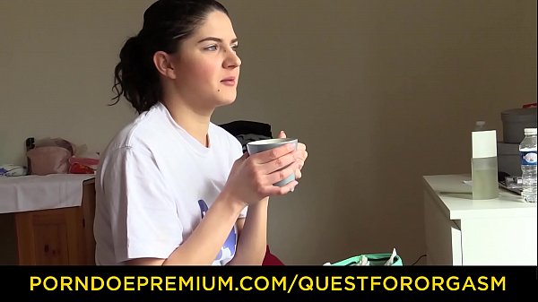QUEST FOR ORGASM - Sensual teen Francesca Di Caprio gives herself pleasure with a vibrator
