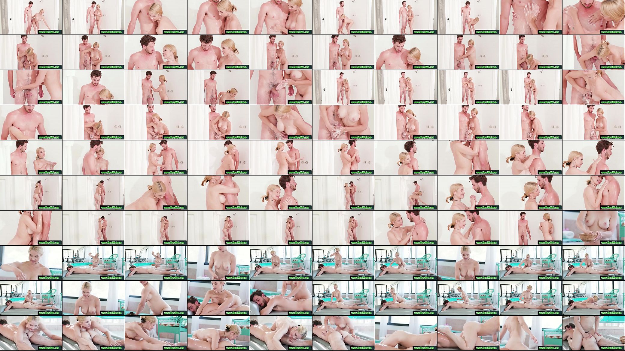 Busty Sarah Vandella geves nuru massage to Lucas Frost 预览图