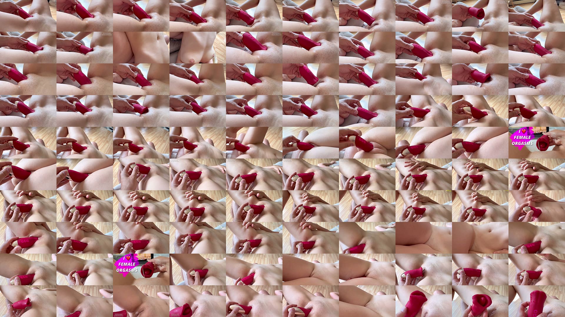 Insane Shaking Orgasm from Realistic Licking Mouth Toy 预览图