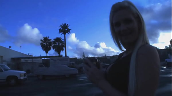 Mature Blonde Woman With Big Tits Takes A Facial