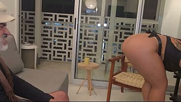 That sneaky gringo slept with the Brazilian cleaning lady to avoid paying her full salary. (SHEER/RED)