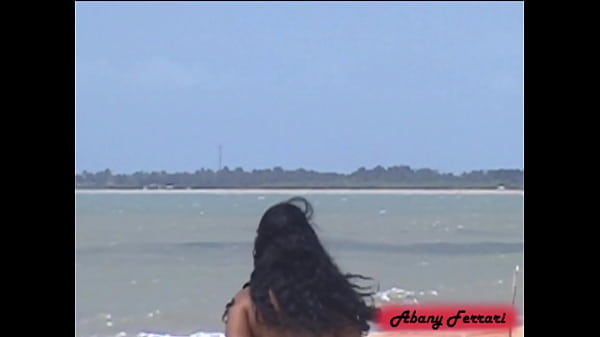 Dental Floss and Showing Pussy at Porto Seguro Beach / Ba