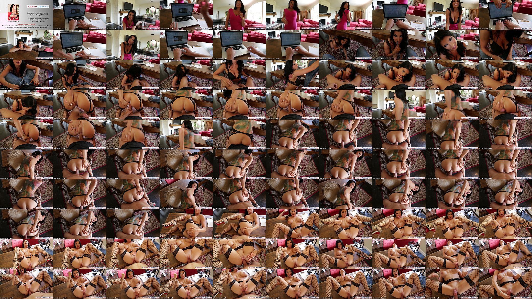 Tattooed housewife Romi Rain fucking 预览图