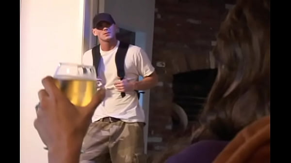 Before she gets her pussy cumshot the blonde milf lures her man into anal sex