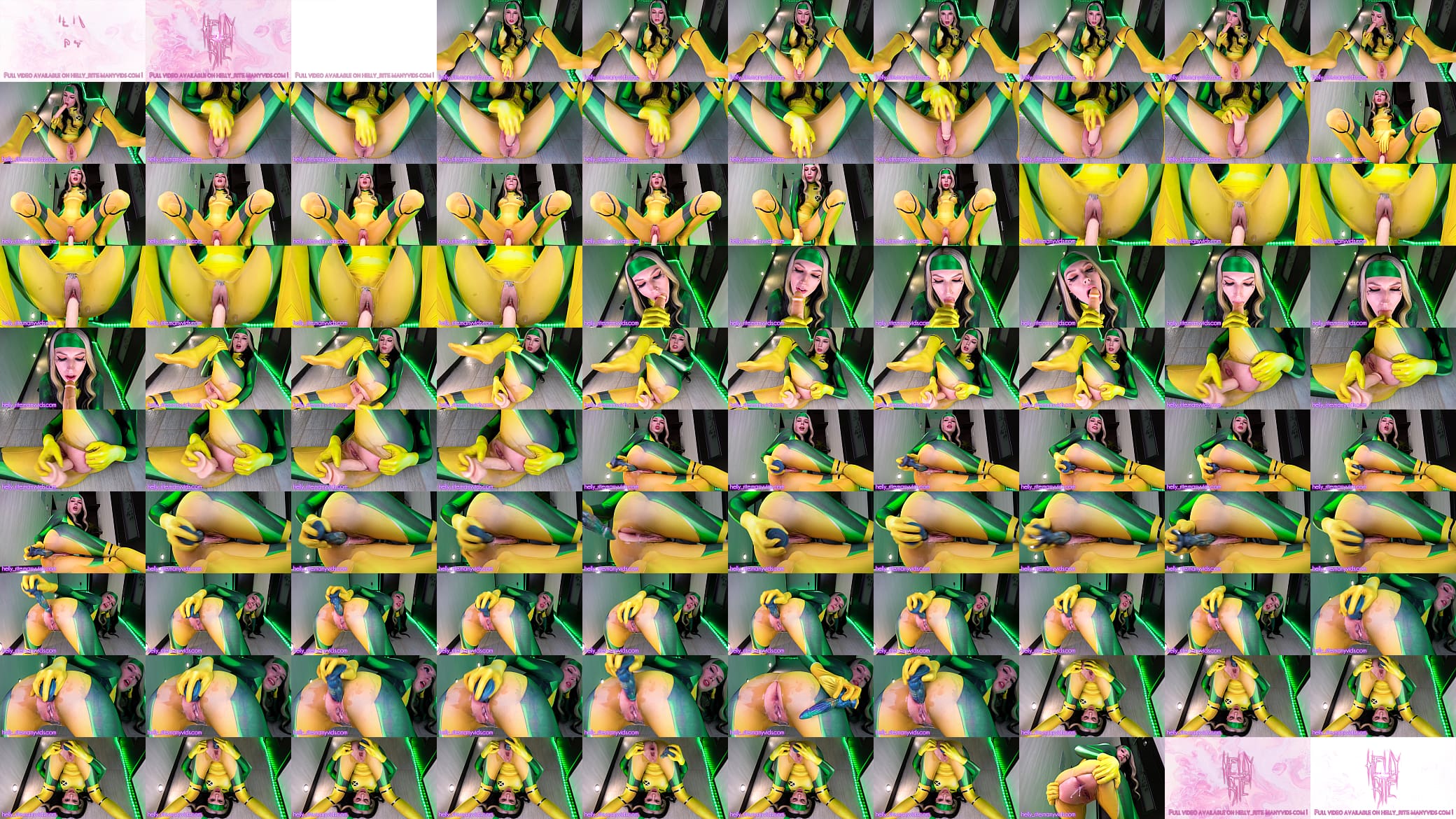 Rogue cosplay by Helly Rite amateur with tight ass 预览图