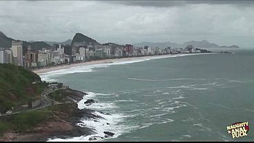 Lazy hotel girl masturbation heats up the roommates into gangbang double penetration anal relaxation.