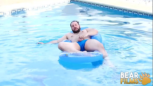 Download Video - BEARFILMS Kinky Cub Adam Jones Sunbathes Before Jerking Off