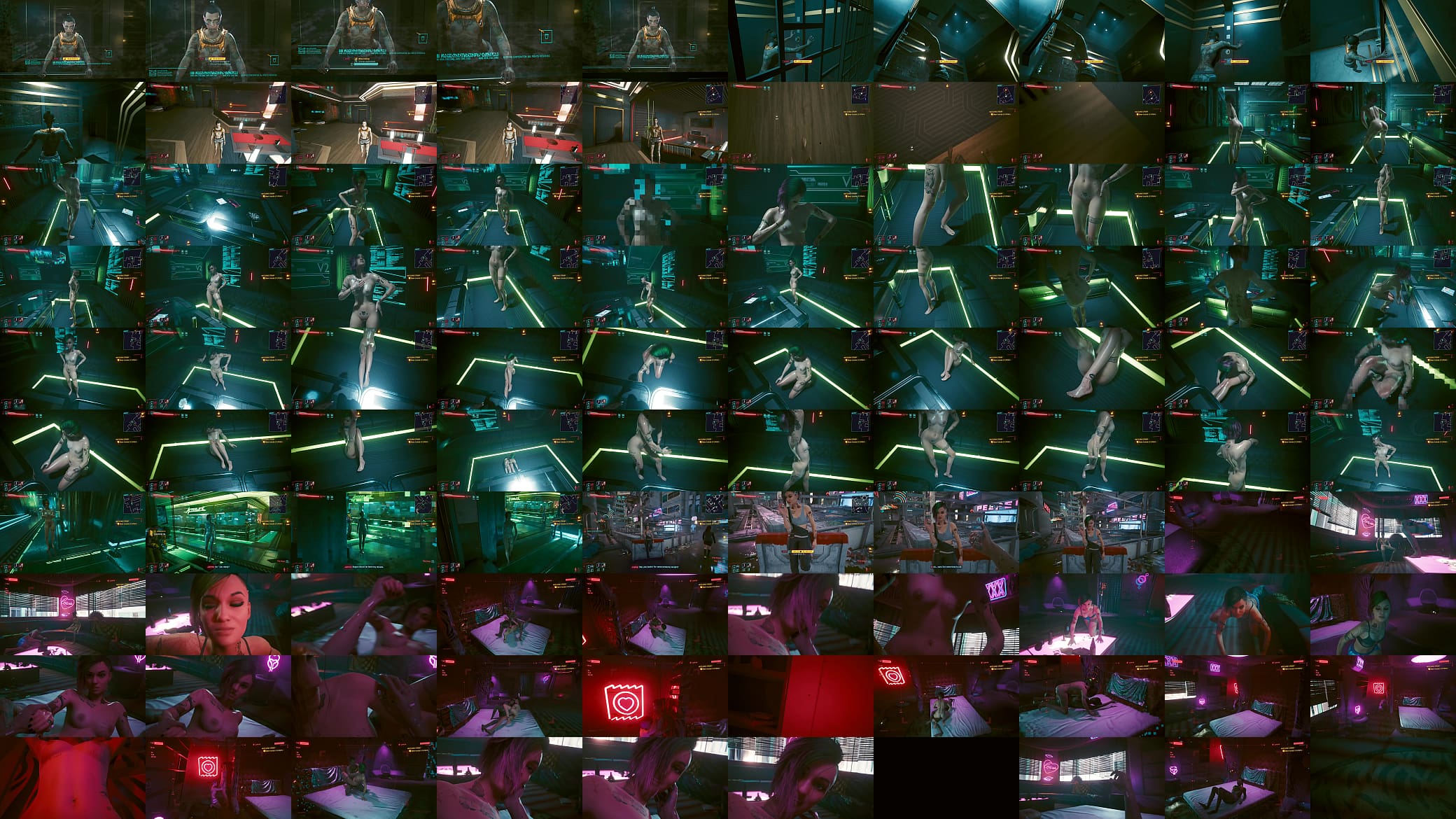 Judy Alvarez rizzed by Valerie into strip dancing and having lesbian sex in night city (cyberpunk 2077). &quot;Short story gameplay&quot; 预览图