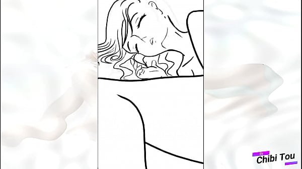 Dibujando chica recostada, tipo anime hentai