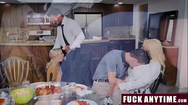 Download Video - Freeuse Family Has an Orgy During the Dinner - Fuckanytime