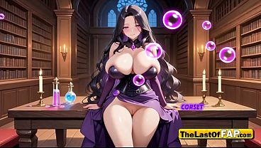 Eternal Youth MILF Sorceress with Perfect Curves Gets Fucked in the Forbidden Library - AI ANIMATION