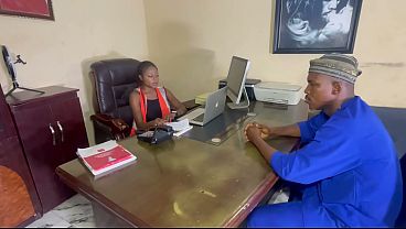 Sexyblackpumpkin fucked by her boyfriend's business partner.