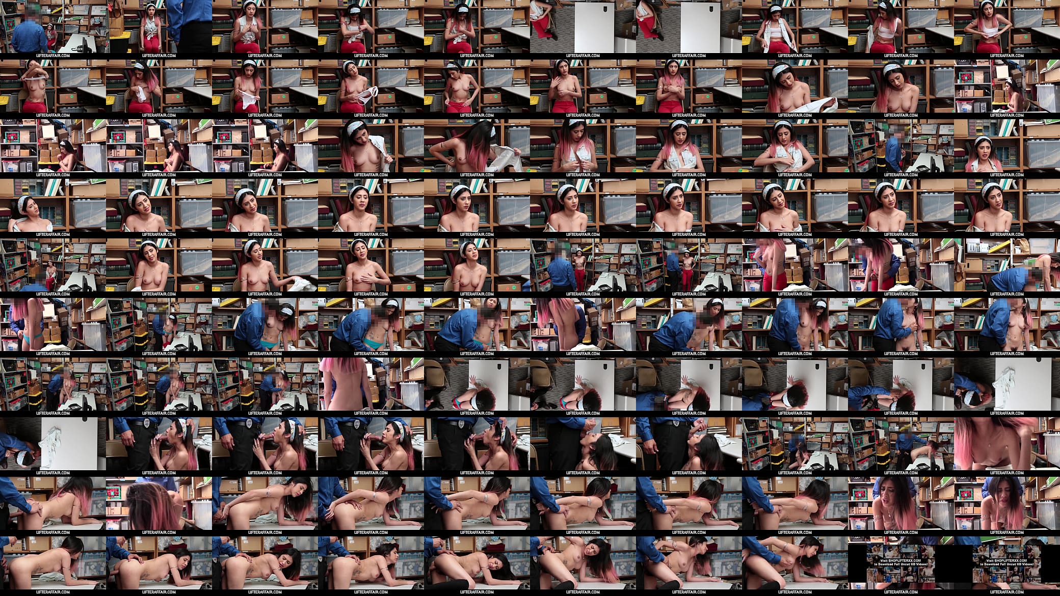 LifterAffair - Deep Fucked By Security Guard For Stealing - Angel Del Rey 预览图