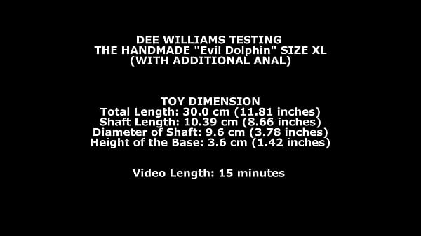 Dee Williams Testing The Handmade Dolphin Size XL (With Additional Anal Fisting) TWT110