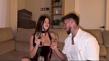 Girlfriend Gets Car And Hard Fuck For Valentine's