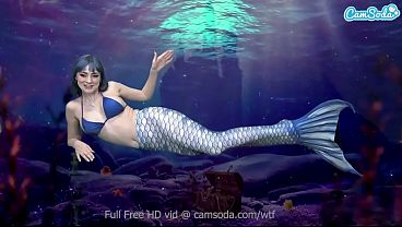 Download Video - Mermaid masturbates till she gets even more wet