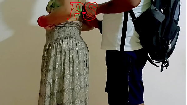 Download Video - Rita was getting dressed at her Home&comma; then the tuition student came there and saw it&comma; then she had hardcore sex after seeing the student's big cock