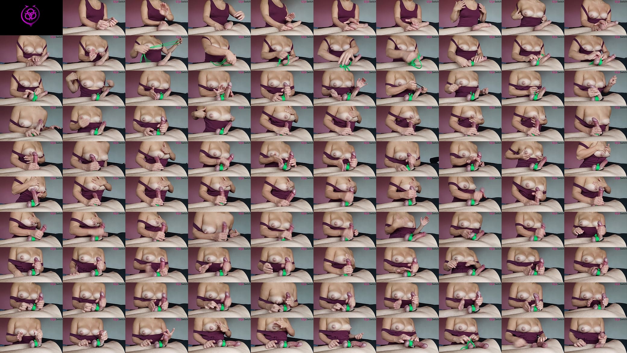 Lactating Cock Handjob - liljaswitch bondage 预览图
