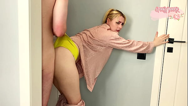 My pervert boyfriend made me pick up dirty laundry so he could wedgie me and cum on my big ass