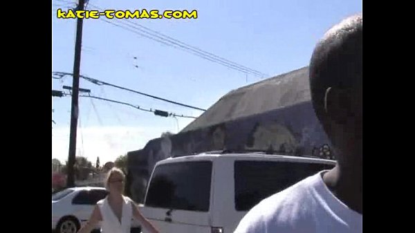 Blonde Katie Wants Black Cock to Suck