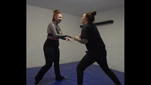 HAPPY KINKMAS EVE DAY 24 LESBIAN WRESTLING