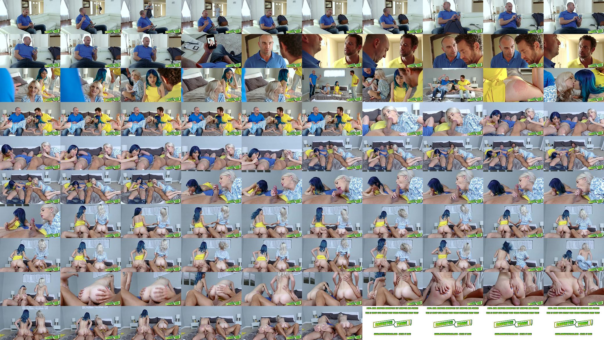 The blue eyed cuties sucking their man meats as they gets swap and spanked 预览图