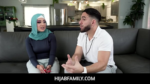 HijabFamily  -  Violet Gems naughty proposal for her coach Peter Green