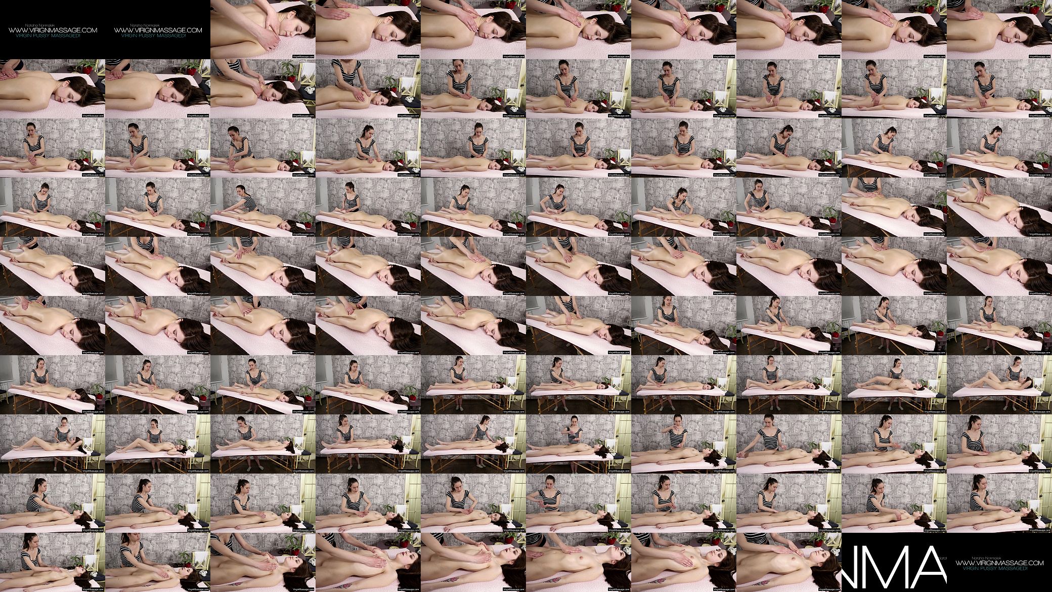 Babe Nataha Normalek massaged softcore by hot lady 预览图