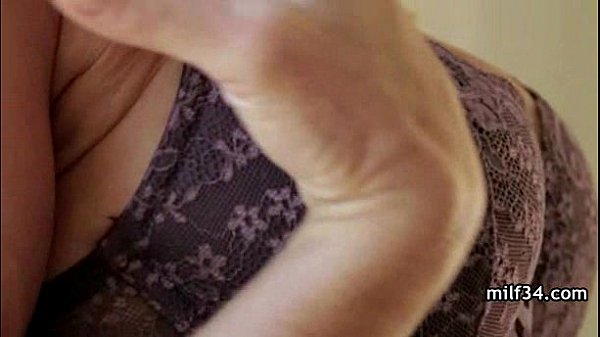 Hot Mature Busty Blonde Cougar Licks Ass