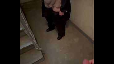 Risky Public: Teen Slut has Rough Sex in Random Stairwell