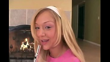 Lil Lexy plays her flute