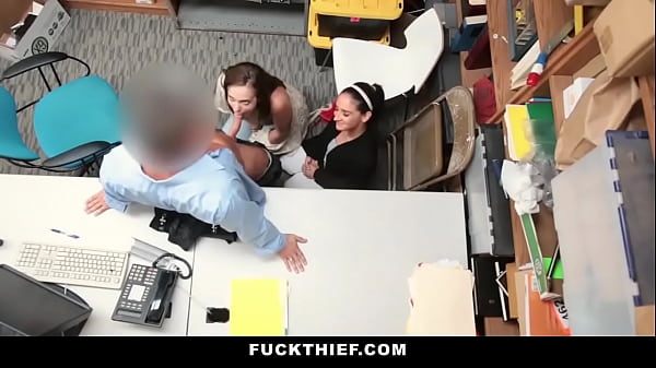 Download Video - Step Mom & Stepdaughter Caught Stealing and Fucked By Officer