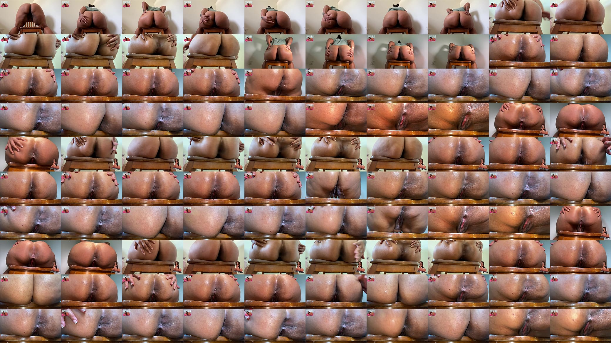 Big Booty BBW Ass Spreading Showing Filthy Butthole 预览图