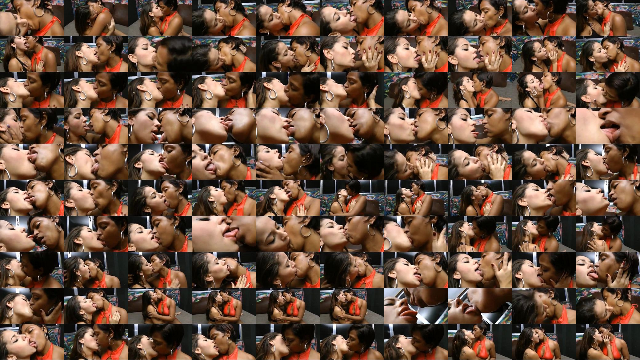 two CHICKS GIVING A KISS IN A VERY WICKED WAYHAVE A FUN   Tube Cup 预览图