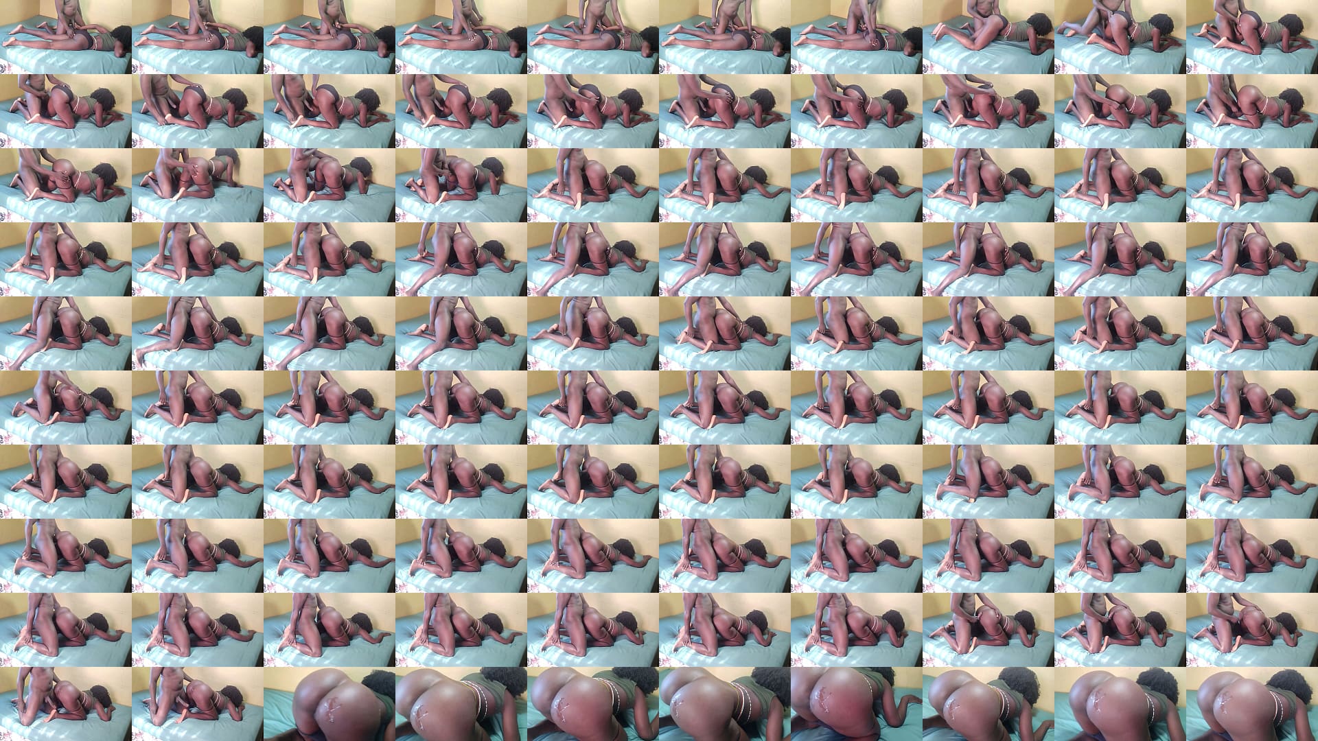 Hot African Amateur sex, what a beautiful day for the Class Clown with a big dick banging and recording a newly employed Science teacher.. He even cums on her sexy ass 预览图