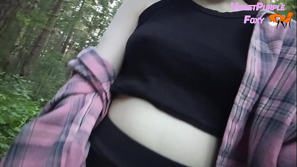 Risky Solo Public Nudity in the Forest