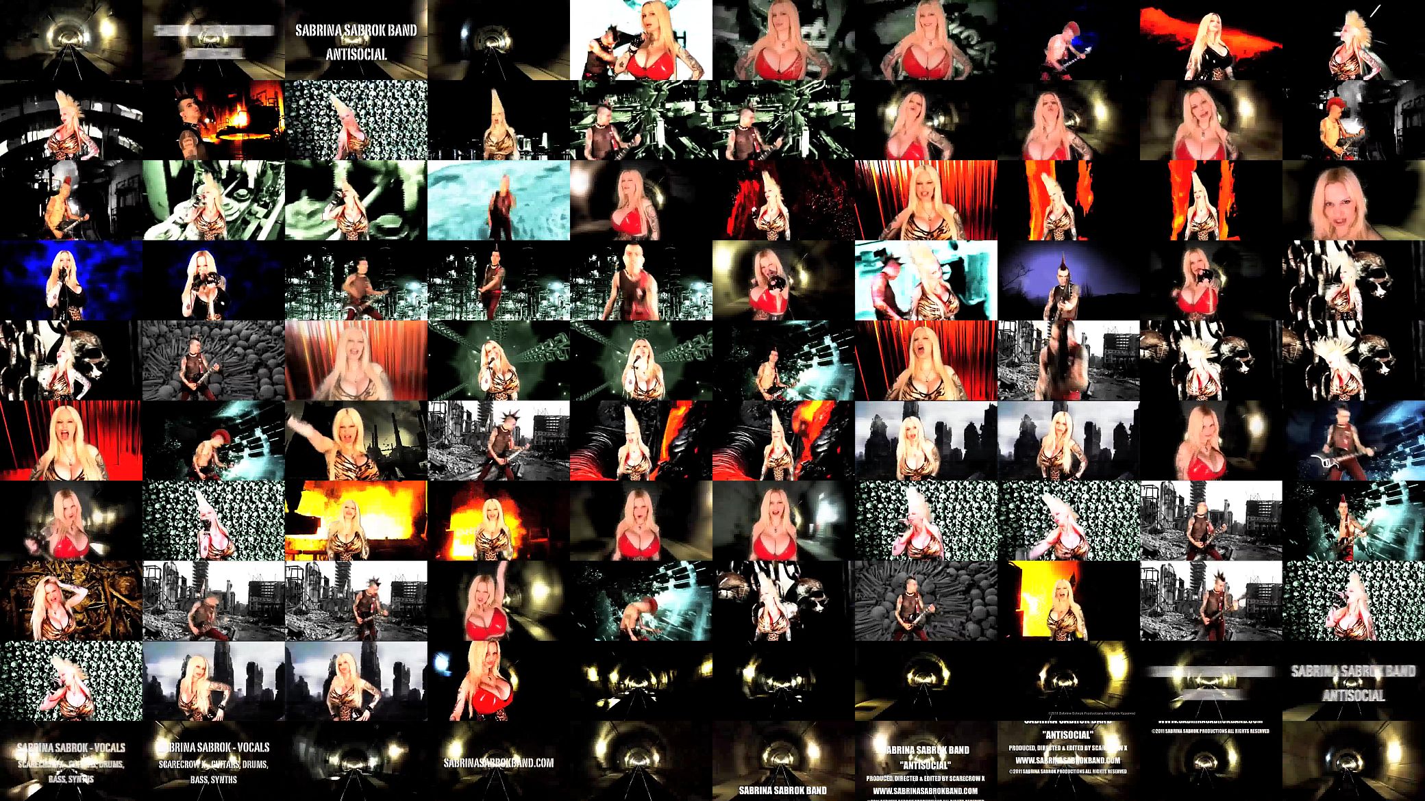 Sabrina Sabrok Band Antisocial Official Video Clip 预览图