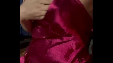 Home video after school, caressing her beautiful nipples