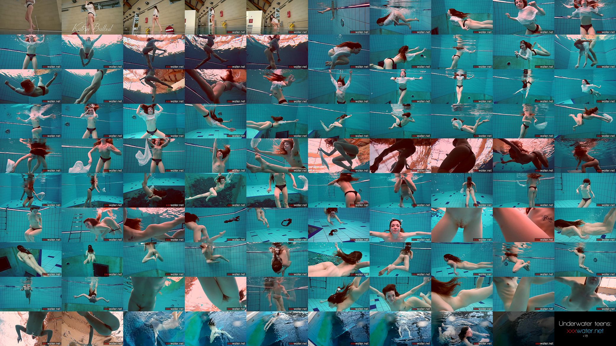 Pierced teen swimming 预览图