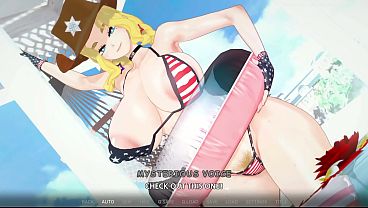 Married Milf w/ Big Perfect Tits Rides Young Guy Cowgirl NTR – 3D Anime Sex Scene From Hentai Game Bunny Hero Works Part-Time