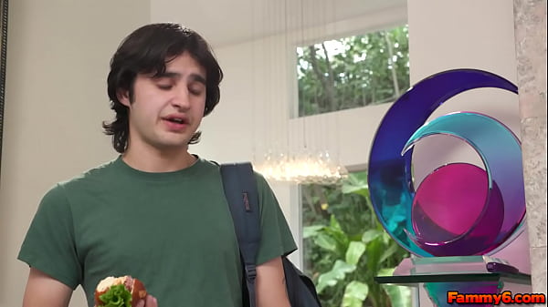 Stepson Elias Cash gets to ass fuck her stepmom Shay Sights. She misses the feeling of a hot pulsating dick entering her sphincter.