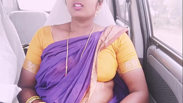 Indian maid car sex Telugu dirty talks.