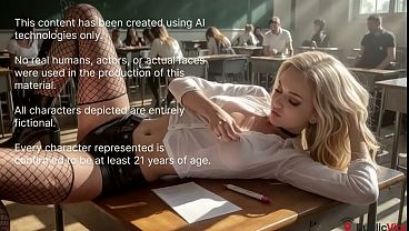 The new English teacher had just arrived for class when I fucked her uncontrollably in front of the whole class! She begged me not to stop![AI]