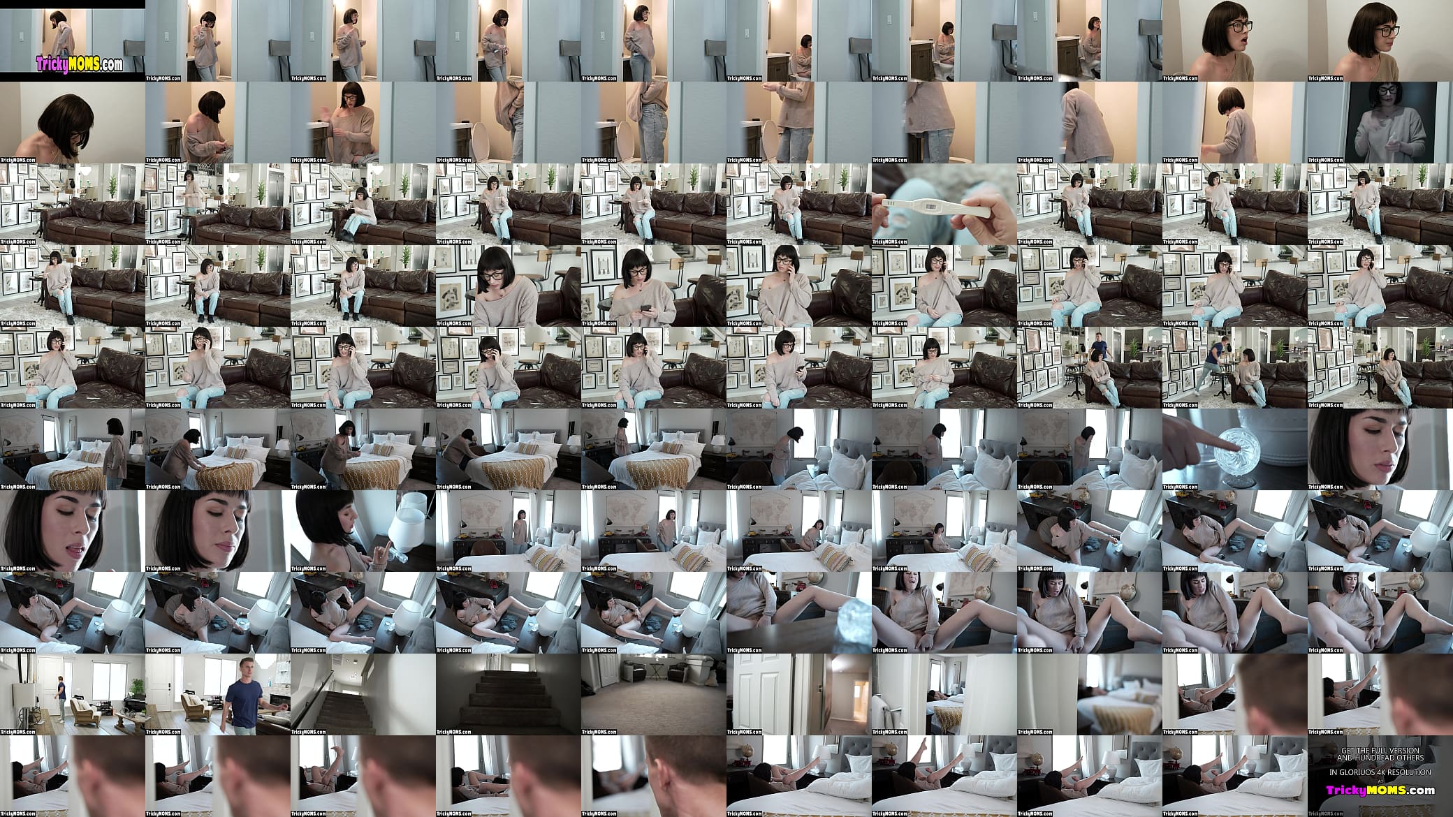 Desperate MILF stepmom Olive Glass stealing seeds 预览图