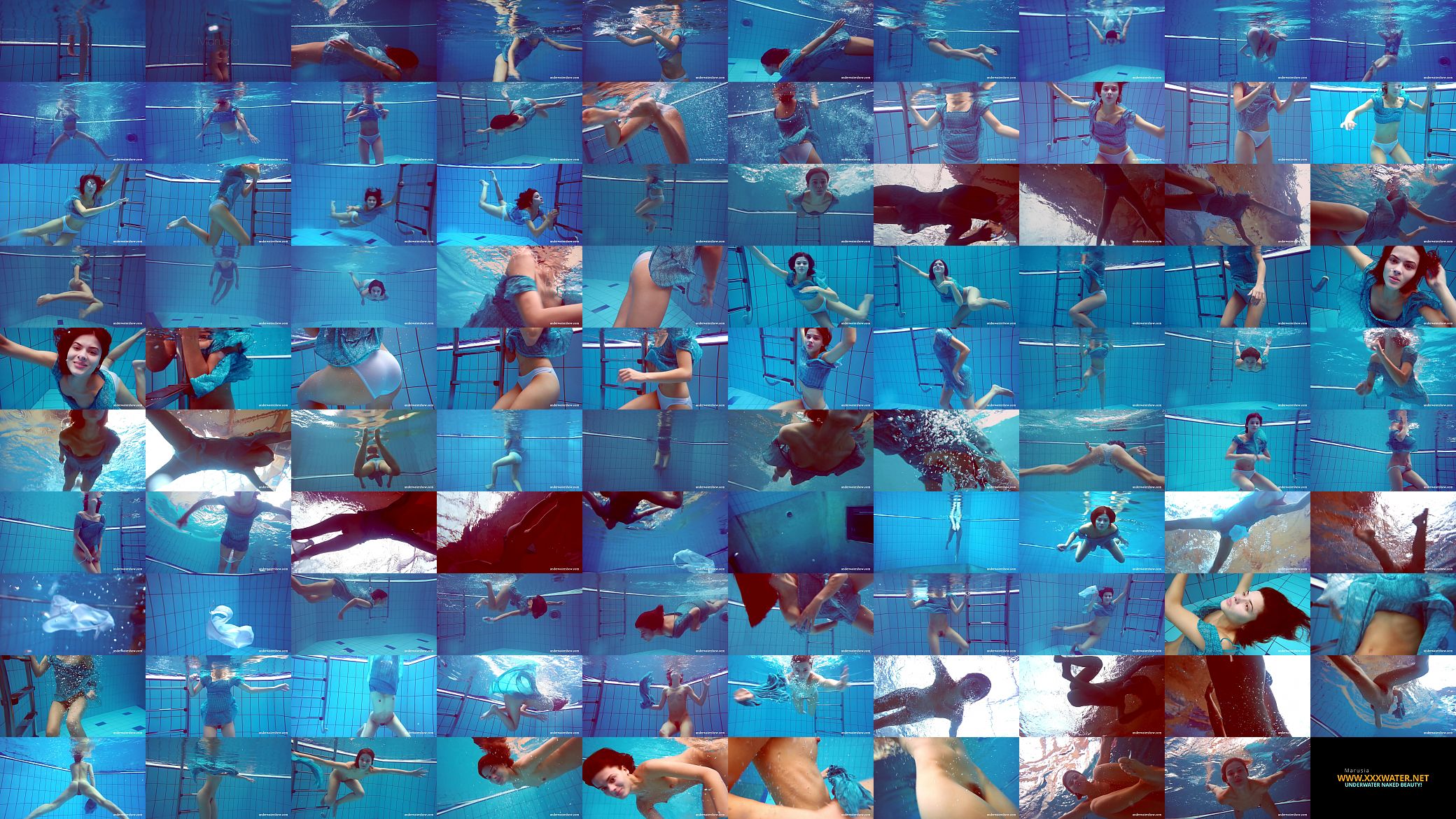 Marusia underwater mermaid hot redhead 预览图