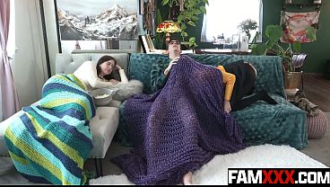 Two Perfect Step Siblings Compete In No Nut November And End Up Fucking