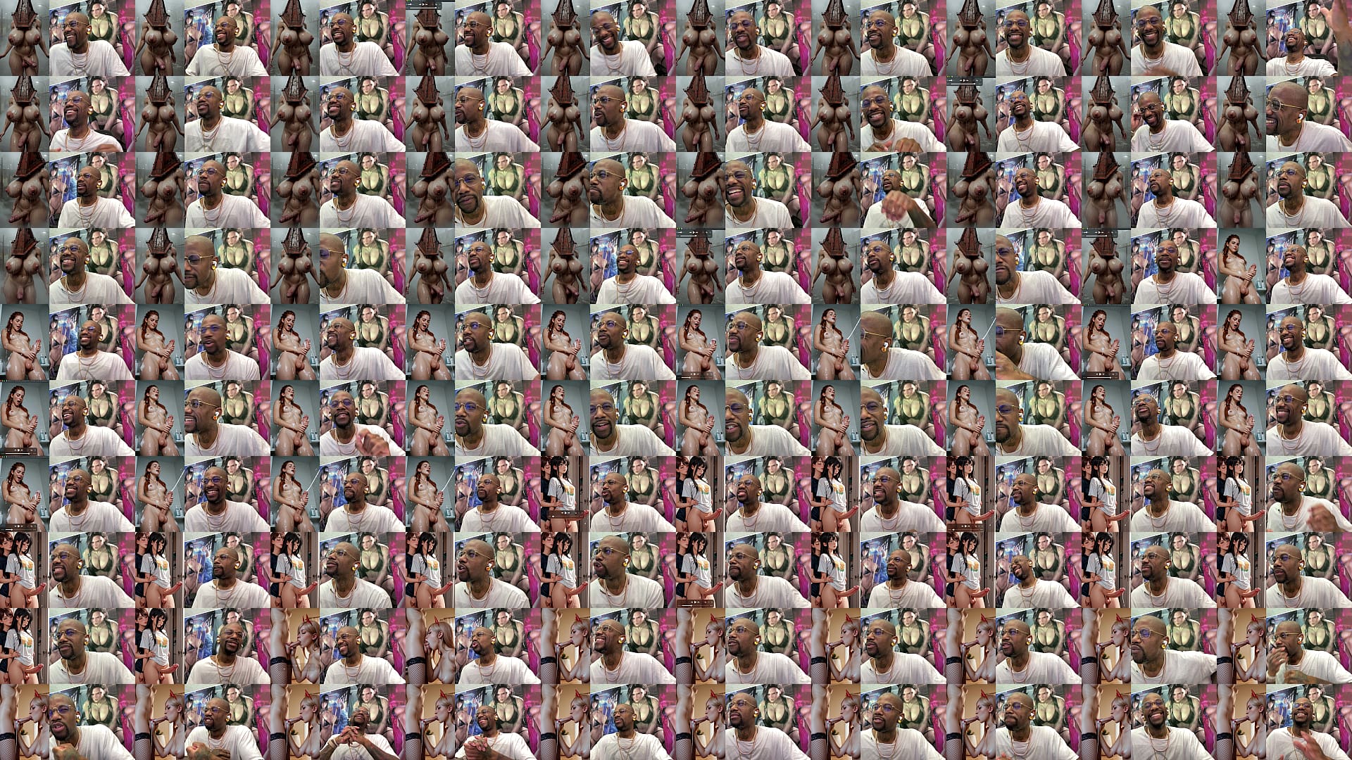 Thicc Breast Transgender Cock Pyramid Head Covered In Cum, Trans Aloy Jerks Off And Cums, Anime Girl Anal Fucked &amp; Cums, Cosplayer Sucks On Trans Girl Cock With Throatpie, AI Generated 预览图