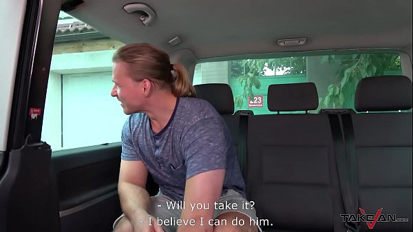 Takevan Cokachu hunter get busty perfect teen in car for sex trade
