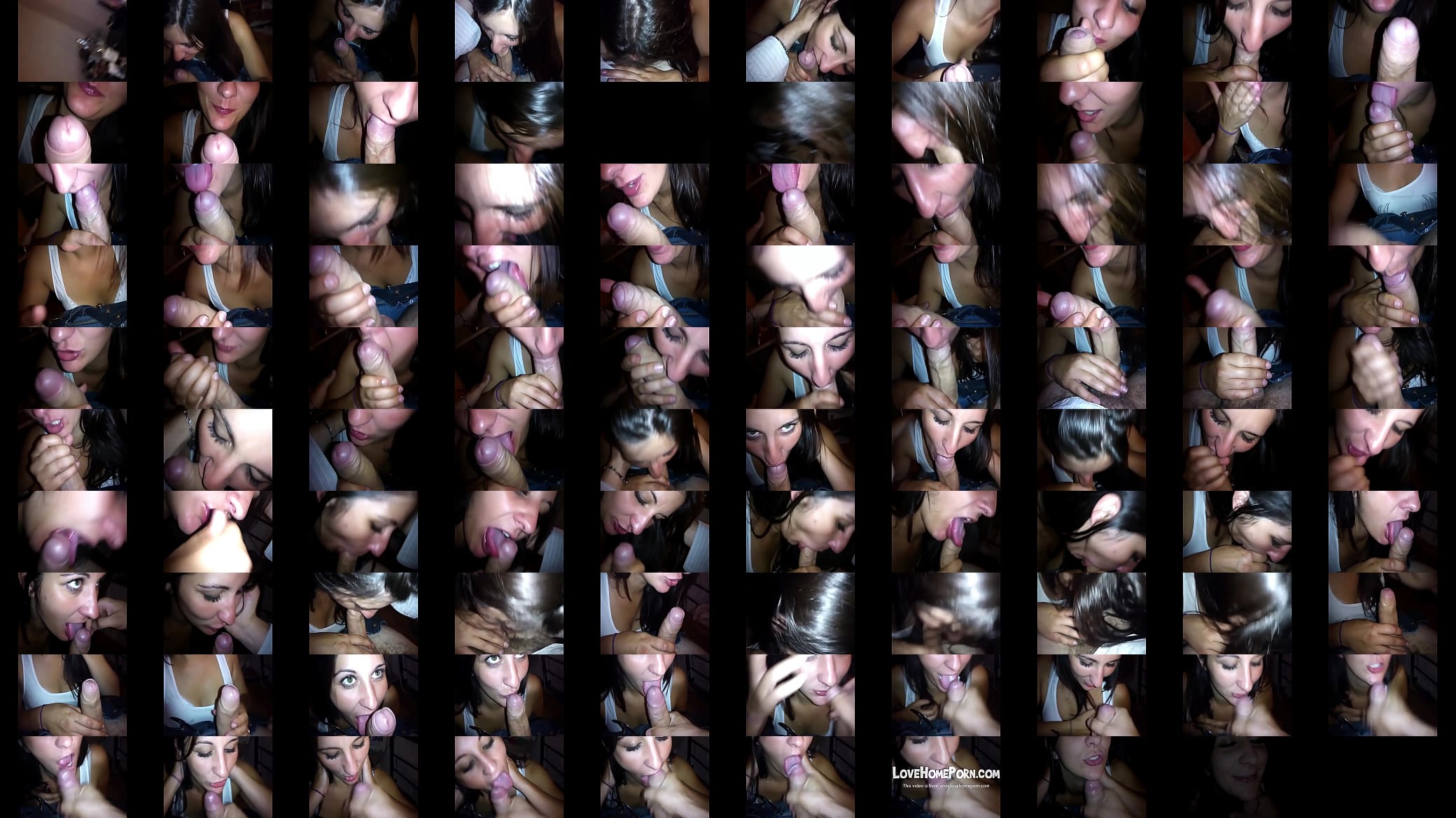 Girlfriend gives a nice blowjob and gets cum in her mouth 预览图