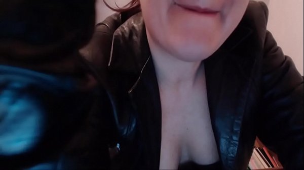 leather strangle femdom